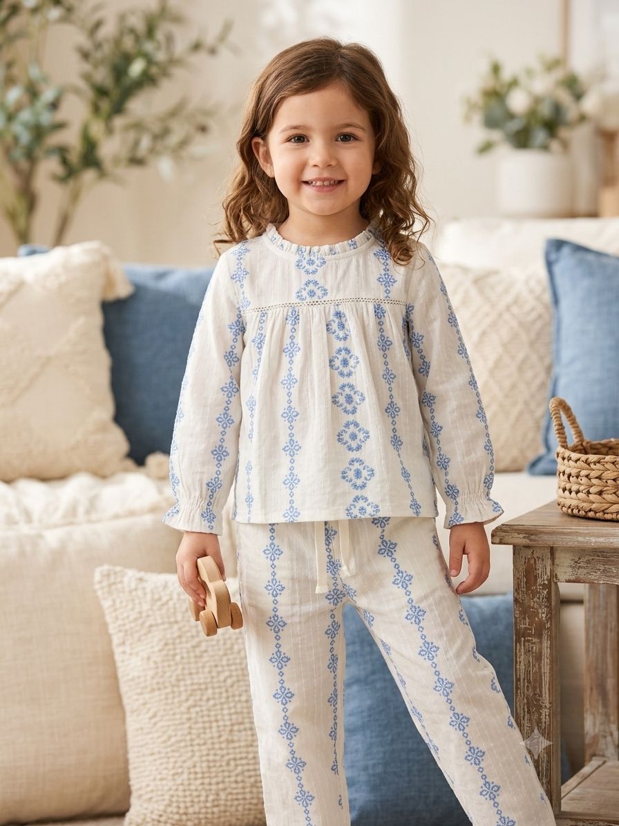Blue Meadow Cord Set