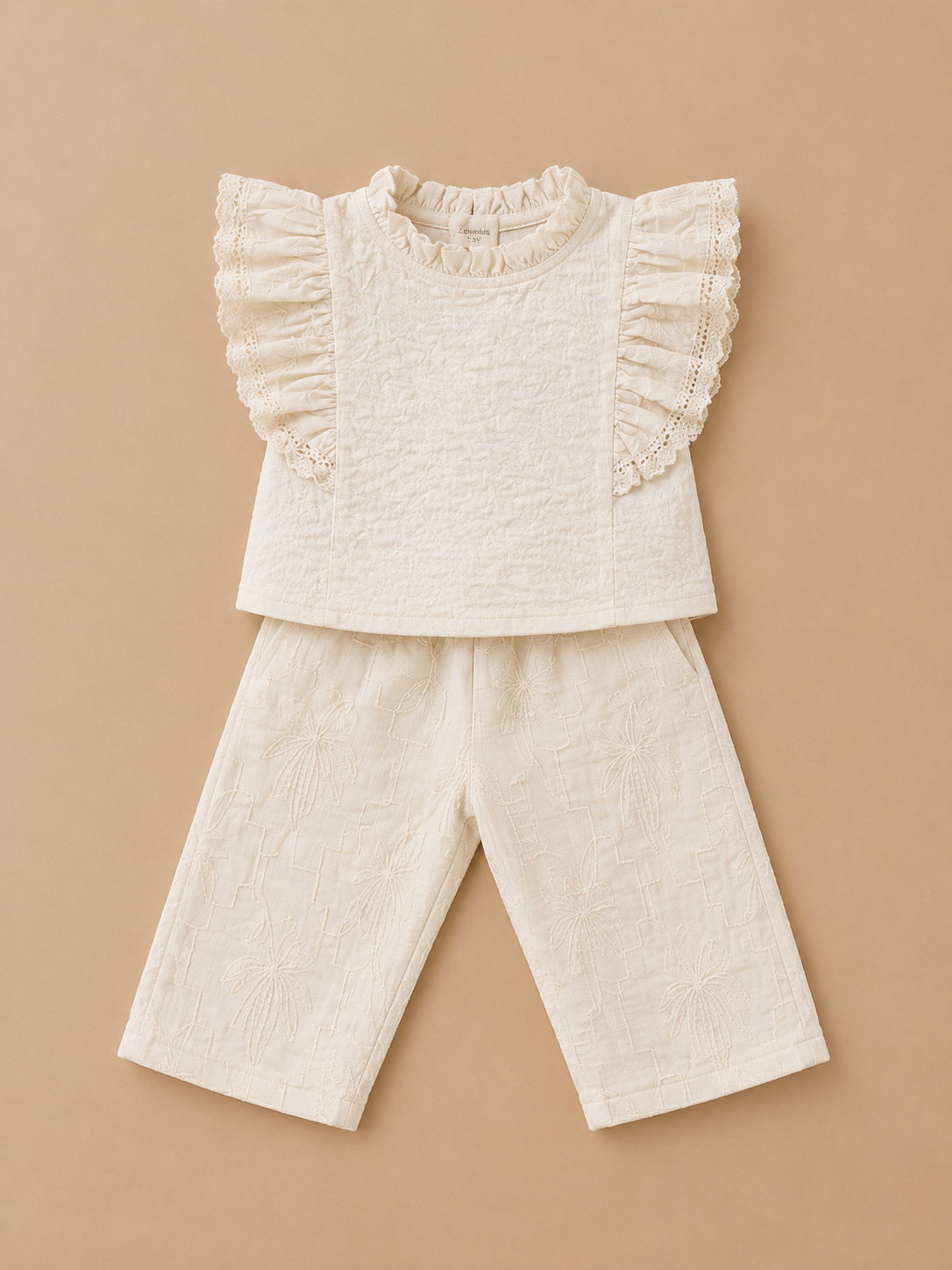 Ruffle Korean Cord Set