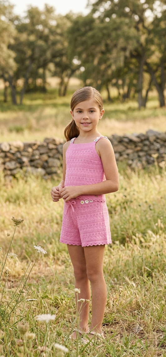 The Rosy Daisy Knit Two-Piece Set