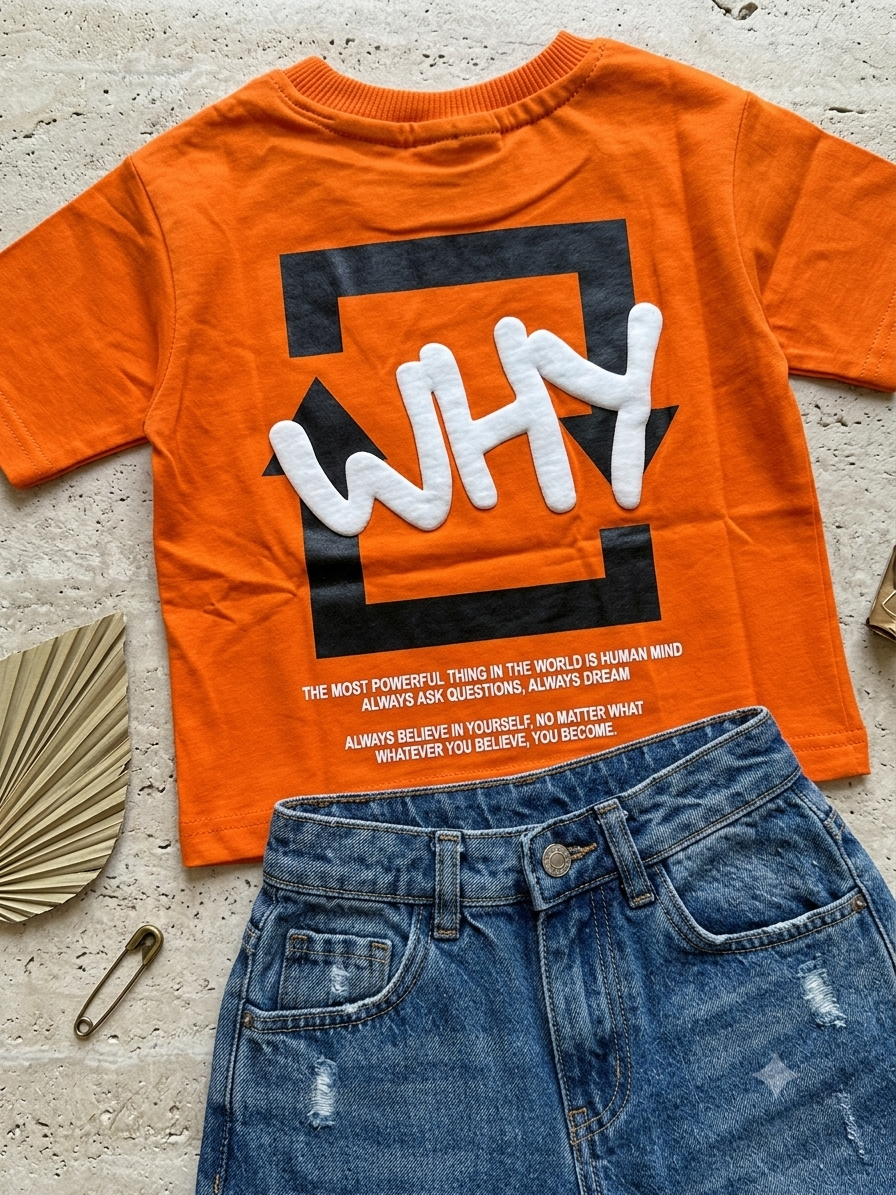 Vibrant "WHY" Curiosity Back-Print