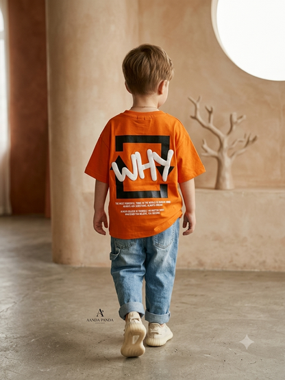 Vibrant "WHY" Curiosity Back-Print