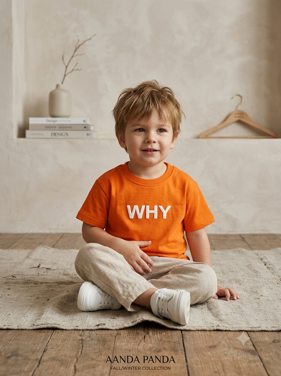 Vibrant "WHY" Curiosity Back-Print