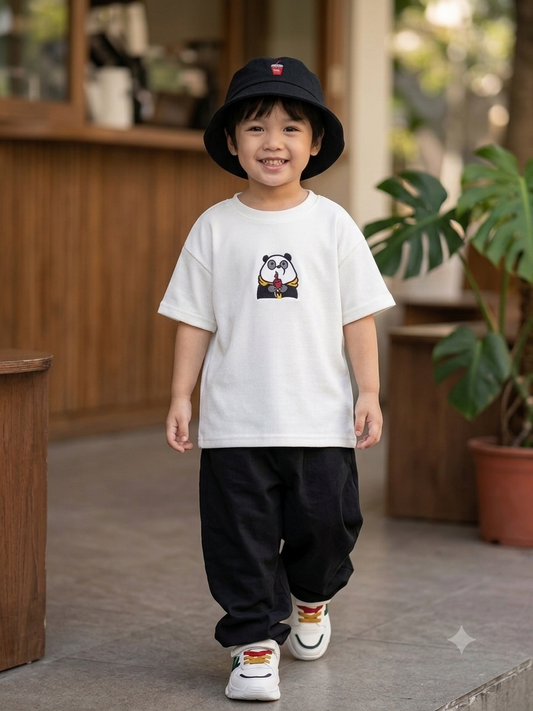 Little Panda's Boba Break Relaxed Tee