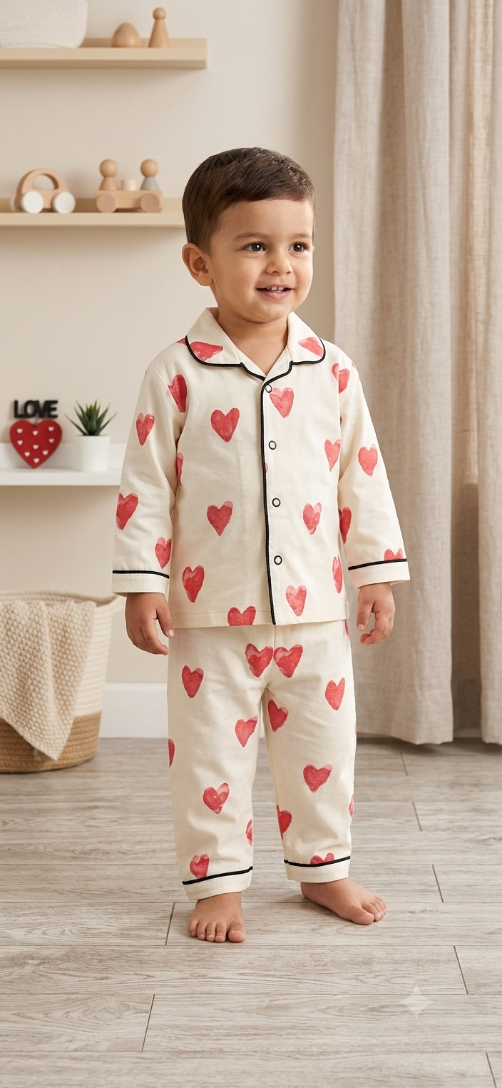 Kids "I Love My Daddy" Heart Pattern