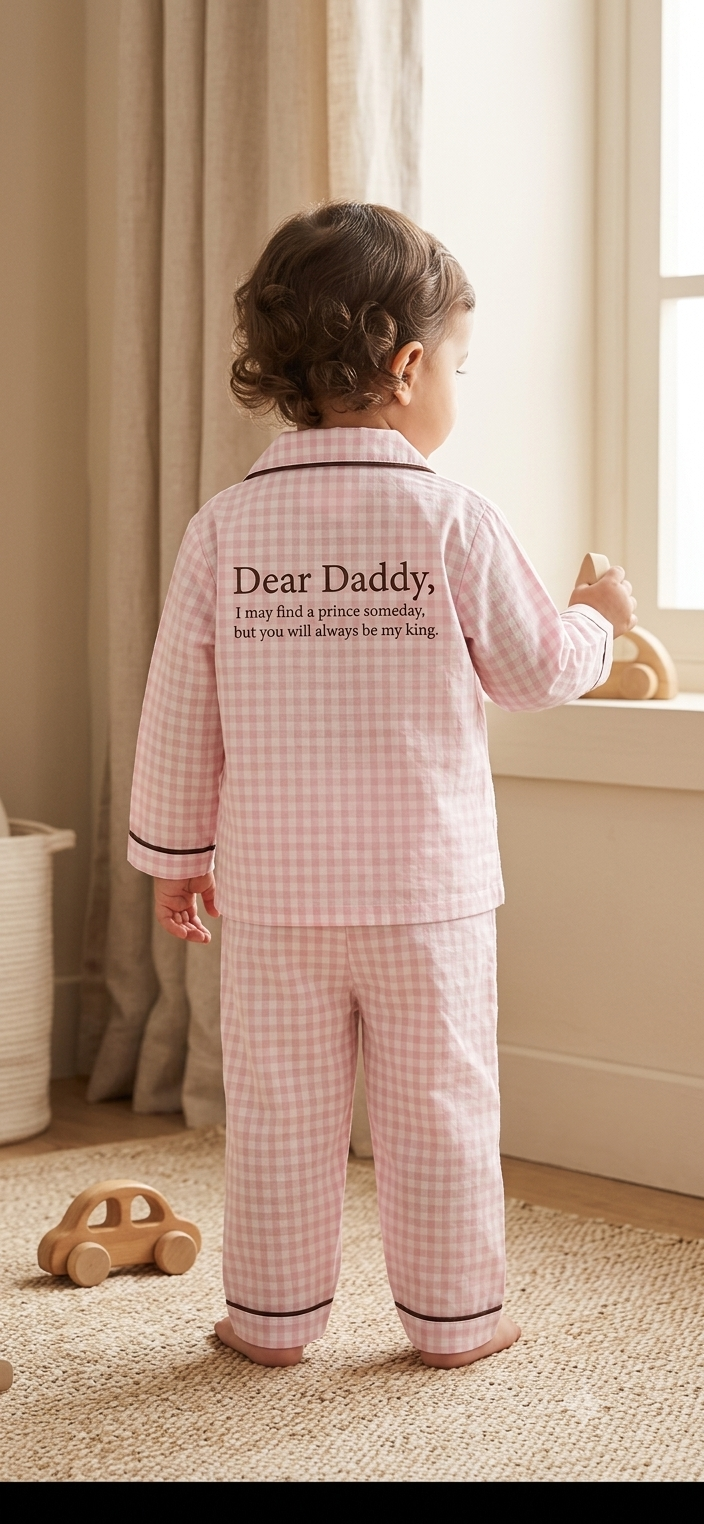 Baby & Toddler Pink Gingham Pyjama Set
