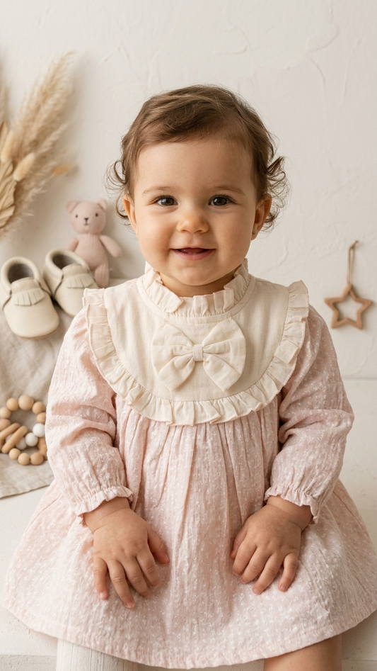 Sweet Peony Ruffled Dress