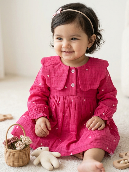 Fuchsia Heart Dress