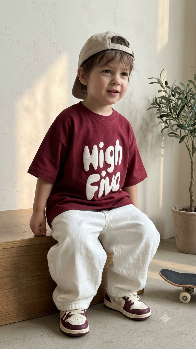"High Five" Puff-Print