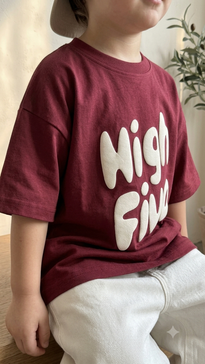 "High Five" Puff-Print