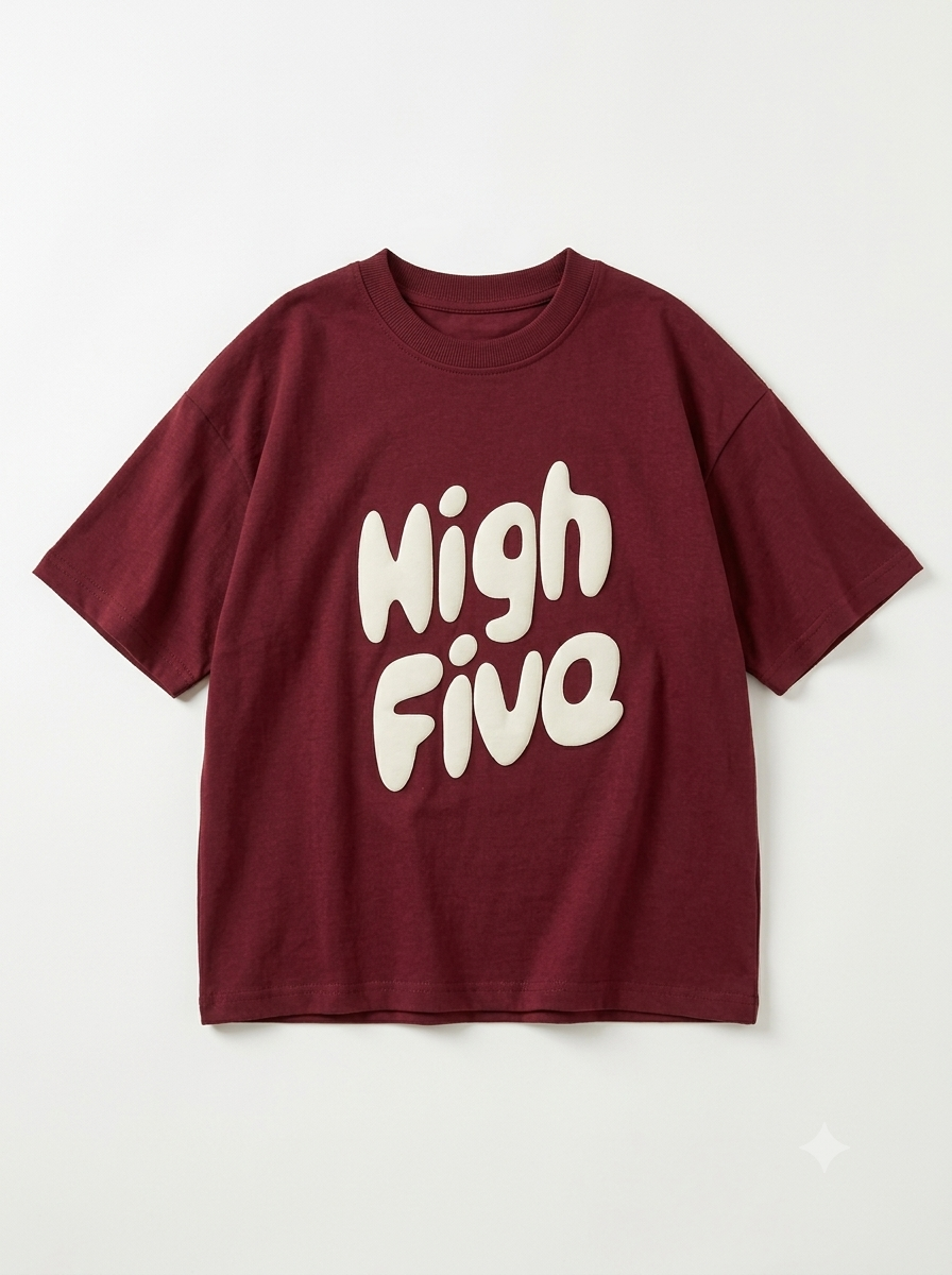 "High Five" Puff-Print