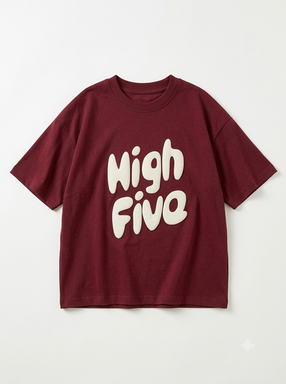 "High Five" Puff-Print