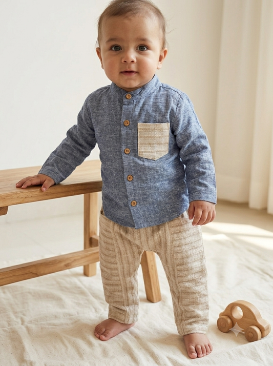 The Coastal 2-Piece Linen Set