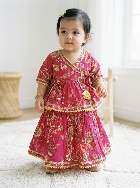 The Rani Paisley Angrakha Set