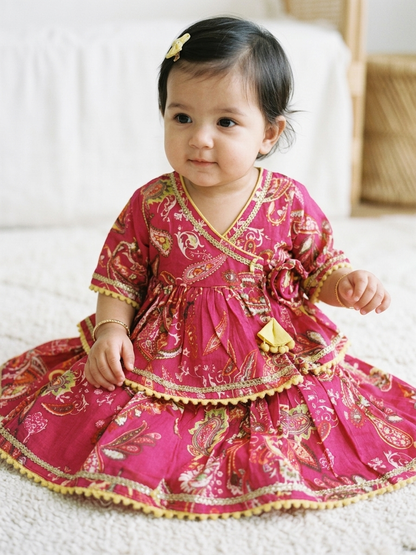 The Rani Paisley Angrakha Set