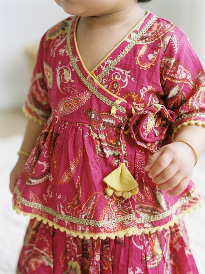 The Rani Paisley Angrakha Set