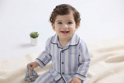 Little Traveler "Morning Hugs" Cabana Stripe Pyjamas