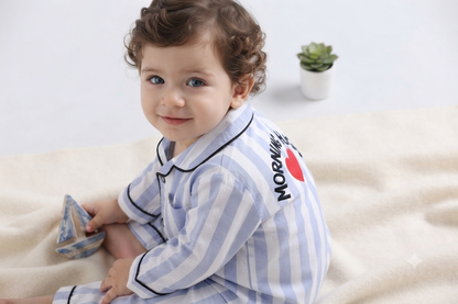 Little Traveler "Morning Hugs" Cabana Stripe Pyjamas