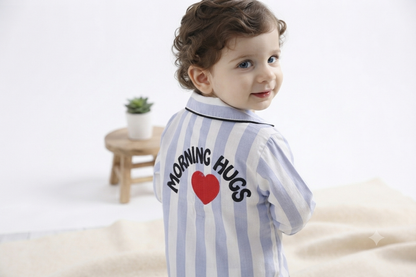 Little Traveler "Morning Hugs" Cabana Stripe Pyjamas