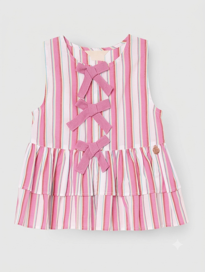 Pink Bow Top