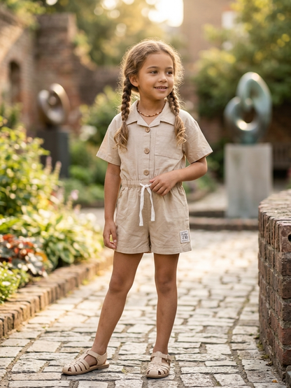 Sandstone Safari Jumpsuit