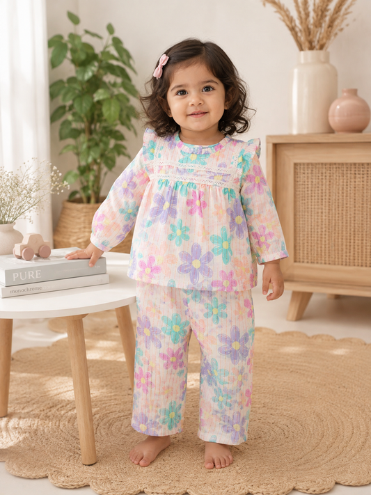 Pastel Flower Cord Set