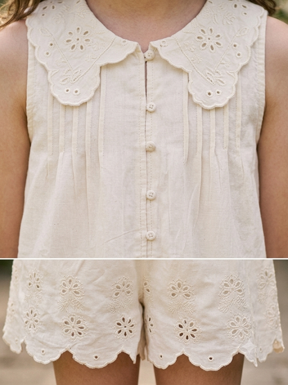 Ivory Petal Jumpsuit